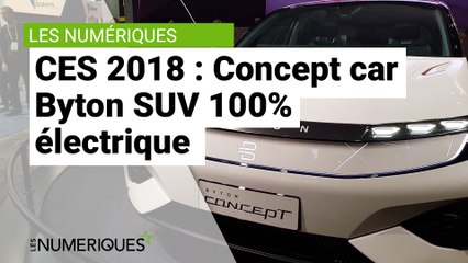 CES 2018: Concept car Byton SUV 100% électrique et autonome