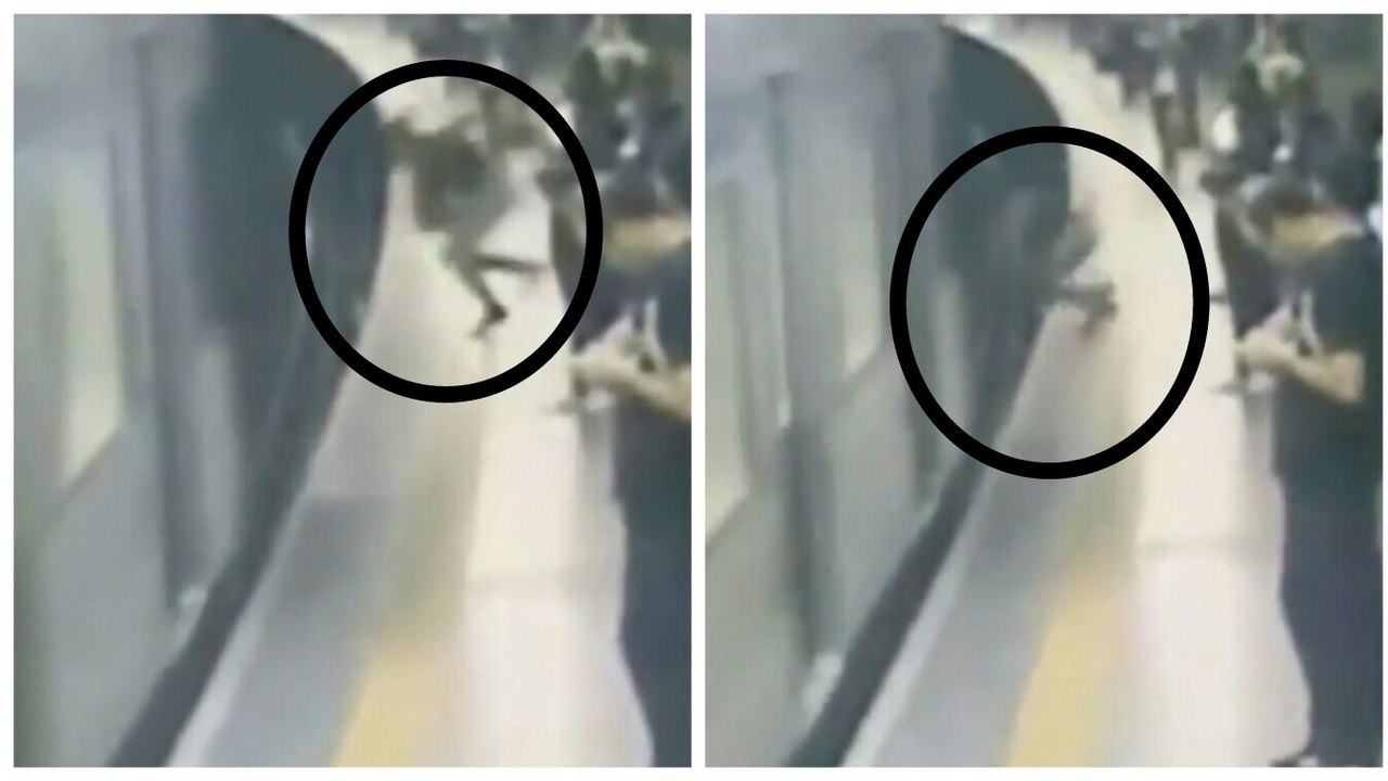 Homem empurra mulher no trilhos do metrô de São Paulo