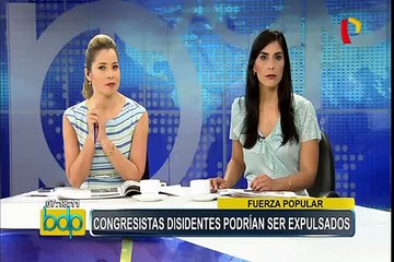 Congresistas de FP que votaron contra vacancia podrían ser expulsados