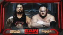 Roman Reigns vs. Samoa Joe - Intercontinental Championship Match- Raw, Jan. 1, 2018 - YouTube