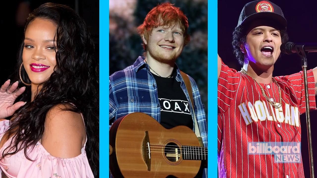 Ed Sheeran, Rihanna & Bruno Mars Lead iHeartRadio Music Award Nominations | Billboard News
