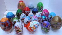 21 Disney Kinder Surprise eggs Pixar Cars Mickey Mouse Star wars Hello Kitty Filly Kinder Joy