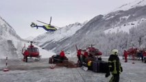 Tourists escape snowed-in ski resort by helicopter