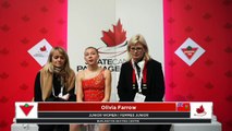 Femmes Junior Court : Championnats nationaux de patinage Canadian Tire 2018 (13)
