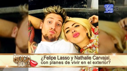 ¿Será que Nathalie Carvajal deja el país y se va con su novio?