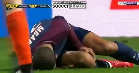 Regis Gurtner Red Card HD - Amiens 0-0 PSG 10.01.2018