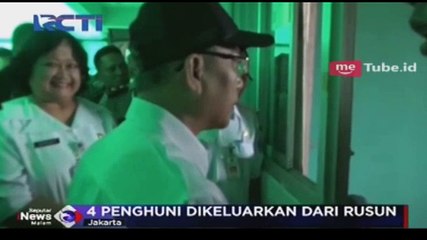 Konsumsi Narkoba, 4 Penghuni Rusun Cipinang Besar Diusir Petugas