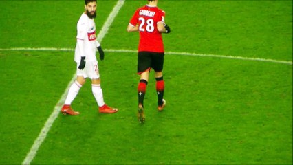 10/01/18 : SRFC-TFC : changement Gourcuff / Hunou (83')