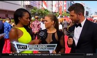 Ronda Rousey wins  Best Fighter at the 2015 ESPY's then fires shots at Floyd Mayweather jr