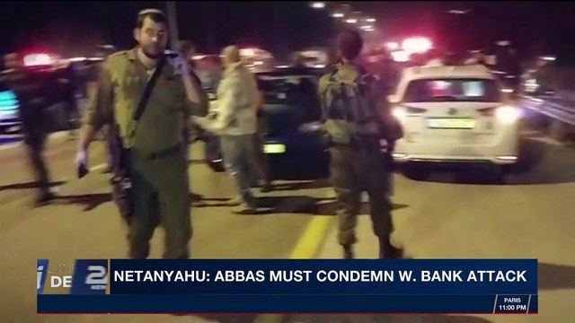 i24NEWS DESK | Netanyahu: Abbas must condemn W.Bank attack | Wednesday, January 10th 2018