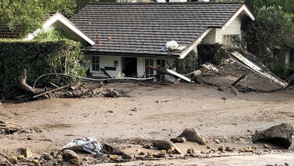Depois dos incêndios, deslizamentos fustigam Califórnia