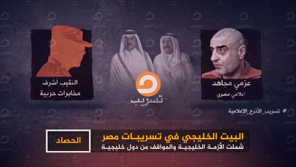 البيت الخليجي حاضر في التسريبات المصرية