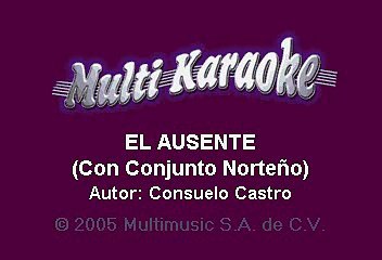 Cornelio Reyna con Conjunto Norteño - El Ausente (Karaoke)