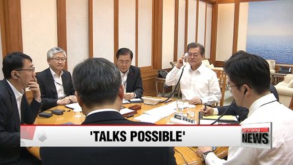 Trump says he's open to talks with North Korea at appropriate time, under right circumstances