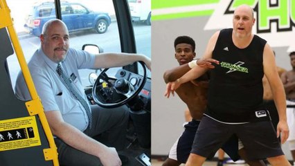 39 Year Old Bus Driver LOSES 60 Lbs & Makes Basketball Team!