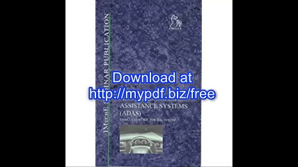 Advanced Driver Assistance Systems (ADAS) Vehicle Control for the Future (IMechE Seminar Publications)