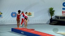 WAMBOTE Emilie (FRA) - 2017 Trampoline Worlds, Sofia (BUL) - Qualification Tumbling Routine 1-D