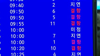 폭설로 제주공항 활주로 폐쇄, 무더기 결항 / YTN