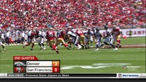 2014 - San Francisco 49ers safety Antoine Bethea injured vs. Broncos
