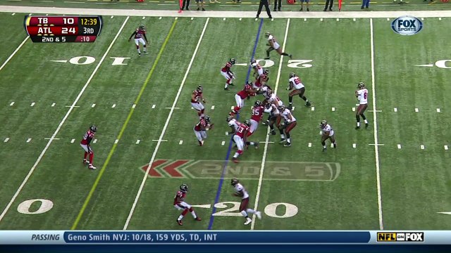 2013 - Tampa Bay Buccaneers running back Doug Martin injured during reception