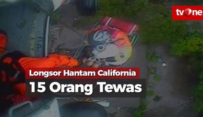 Longsor Lumpur Hantam California, 15 Orang Tewas
