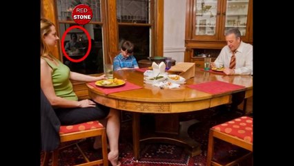 supernatural scenes of ghost on the mirror depicted by camera lenses