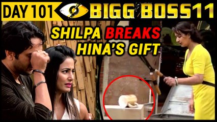 Shilpa BREAKS Hina's Precious GIFT | Bigg Boss 11 Day 101 | 10th January 2018 Full Episode Update