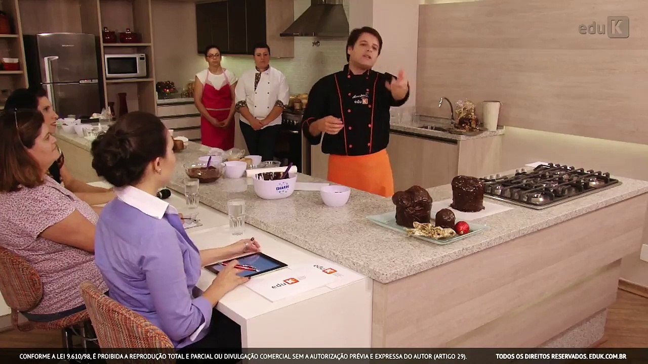 Aula 3  Panetone com bombons, com aroma de café e trufado