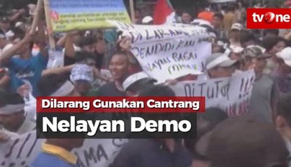 Dilarang Gunakan Cantrang, Ratusan Nelayan Berunjuk Rasa