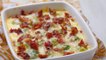 Bacon and Cheese Brussels Sprouts Casserole