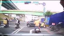 car crash compilation pedestrian and vehicle traffic accident on the road with cameras 20