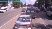 car crash compilation pedestrian and vehicle traffic accident on the road