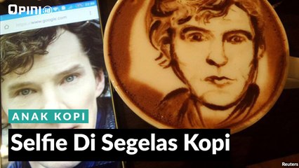 Selfie Di Segelas Kopi