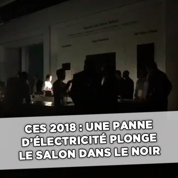 Une panne d'électricité plonge le CES de Las Vegas dans le noir
