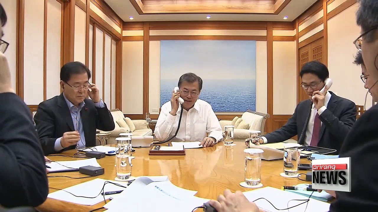 Moon, Trump agree South Korea, North Korea dialogue could lead to U.S., North Korea talks for denuclearization