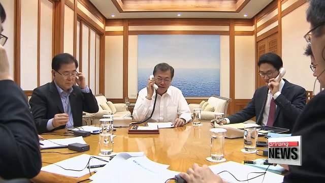 Moon, Trump agree South Korea, North Korea dialogue could lead to U.S., North Korea talks for denuclearization
