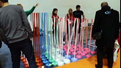 Köy Okullarına Spor Malzemesi Desteği