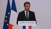 Conférence de presse d'Emmanuel Macron à l'Ambassade de France en Chine