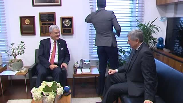Dışişleri Komisyonu Başkanı Volkan Bozkır, ABD Büyükelçiliği Maslahatgüzarı Philip Kosnett'i Kabul...