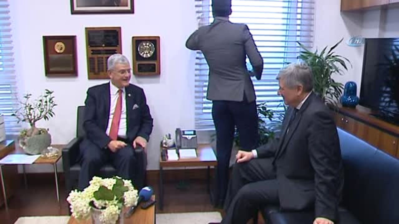 Dışişleri Komisyonu Başkanı Volkan Bozkır, ABD Büyükelçiliği Maslahatgüzarı Philip Kosnett'i Kabul...