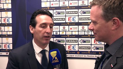 Réactions de Unai Emery - Amiens SC - Paris SG