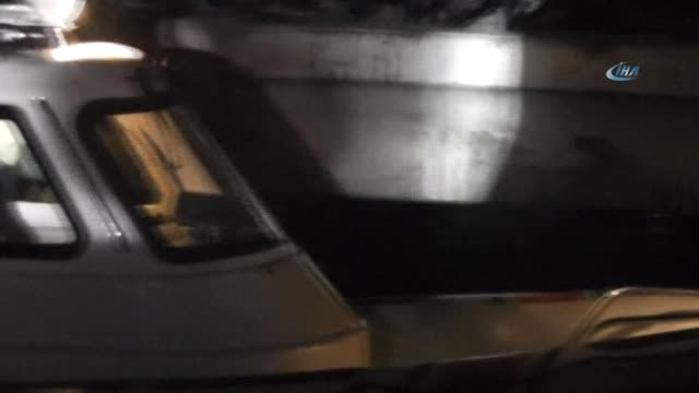 Denize Düşen Şahıs Sahil Güvenlik Ekipleri Tarafından Böyle Kurtarıldı