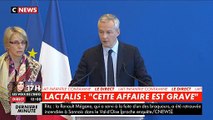 Conférence de presse de Bruno Le Maire concernant l'affaire Lactalis