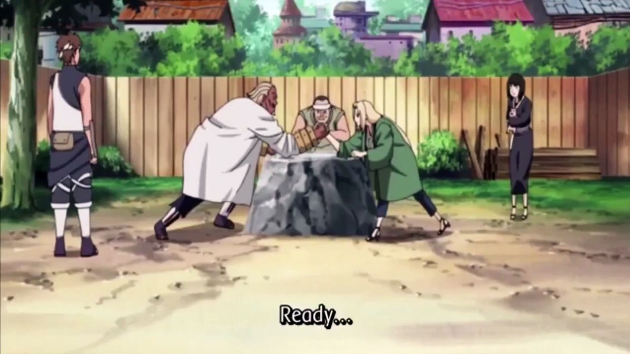 Tsunade Vs Raikage Arm Wrestling Episode