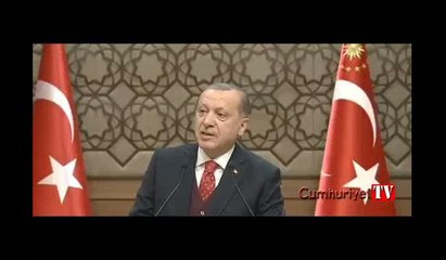 Erdoğan: Karşınızda ne Osmanlı'nın hasta adamı, ne Cumhuriyetin çömez devleti, ne 1970'lerin, 1990'ların güçsüz ülkesi var