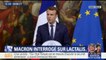 Lactalis: "Si des sanctions doivent être prises, elles seront prises", assure Emmanuel Macron