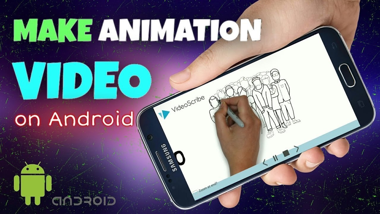 how to create animation videos with android