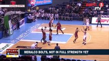 Meralco bolts, not in full strength yet