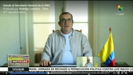 FARC saluda visita de António Guterres a Colombia