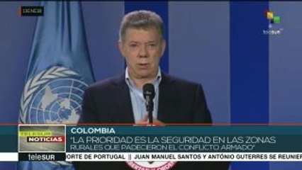 Secretario general de la ONU inicia oficial oficial a Colombia